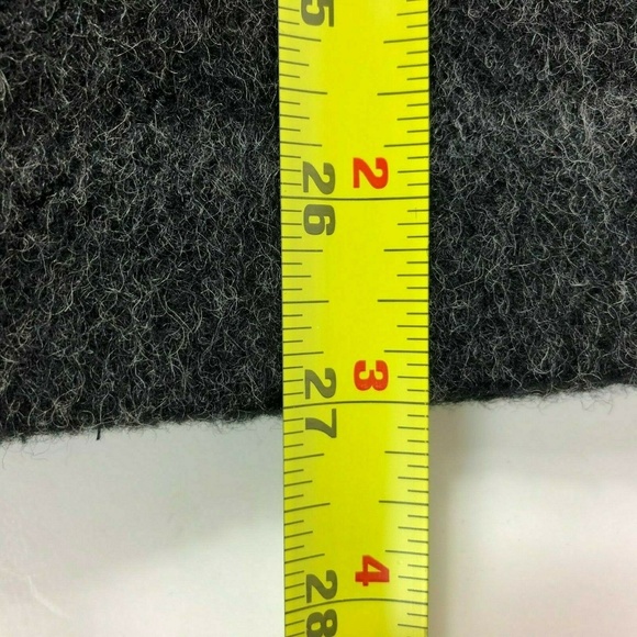 Eddie Bauer Plaid Wool Pea Coat Jacket - Picture 6 of 6